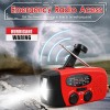 Otium Solar Emergency Hand Crank Weather Radio, Portable Self Powered NOAA AM/FM Radios with SOS Alarm LED Flashlight 2000mAh Smart Phone USB Charger for Camping 