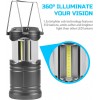 Otium LED Camping Lantern, 4 Pack Battery Powered Flashlight for Power Outages, Portable Collapsible Hanging Light Essential for Home, Outdoor, Emergency Lamp Survival Kit Gear for Hurricane