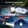 Otium 2 Pack LED Camping Lantern Flashlight Rechargeable, Portable Torch with 6 Light Modes, 3600mAh Power Bank, IPX4 Waterproof, USB C, Camping Lights for Hurricane, Emergency, Survival Kits