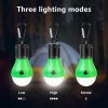 Otium LED Camping Lantern, Camping Essentials, 3 Lighting Modes, Hanging Tent Light Bulbs with Clip Hook for Camping, Hiking, Hurricane, Storms, Outages, Collapsible, Batteries Included, 4 Packs