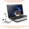 USAMS 2pcs 3.5mm Headphone Y Splitter 1 Male to 2 Female Audio Jacks for Media Players and Audio Devices 