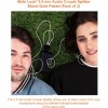 USAMS 2pcs 3.5mm Headphone Y Splitter 1 Male to 2 Female Audio Jacks for Media Players and Audio Devices 