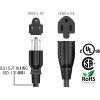 DTECH 6ft Extension Power Cord NEMA 5-15P to NEMA 5-15R 3 Prong Power Cable AC Power Cord, UL Listed, 16AWG