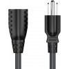 DTECH 6ft Extension Power Cord NEMA 5-15P to NEMA 5-15R 3 Prong Power Cable AC Power Cord, UL Listed, 16AWG
