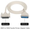 DTECH DB25 to CN36 Parallel Printer Cable, DB25 25 Pin Male to CN36 Centronics 36 Pin Male Serial Parallel Printer Extension Cable Adapter for Connect Computers DTECH DB25 to CN36 Parallel Printer Cable, DB25 25 Pin Male to CN36 Centronics 36 Pin Male Serial Parallel Printer Extension Cable Adapter for Connect Computers