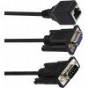 DTECH RJ45 to RS232 Cable, DB9 9-Pin Serial Port Female&Male to RJ45 Female Cat5/6 Ethernet LAN Console(15CM/6Inch) DTECH RJ45 to RS232 Cable, DB9 9-Pin Serial Port Female&Male to RJ45 Female Cat5/6 Ethernet LAN Console(15CM/6Inch)