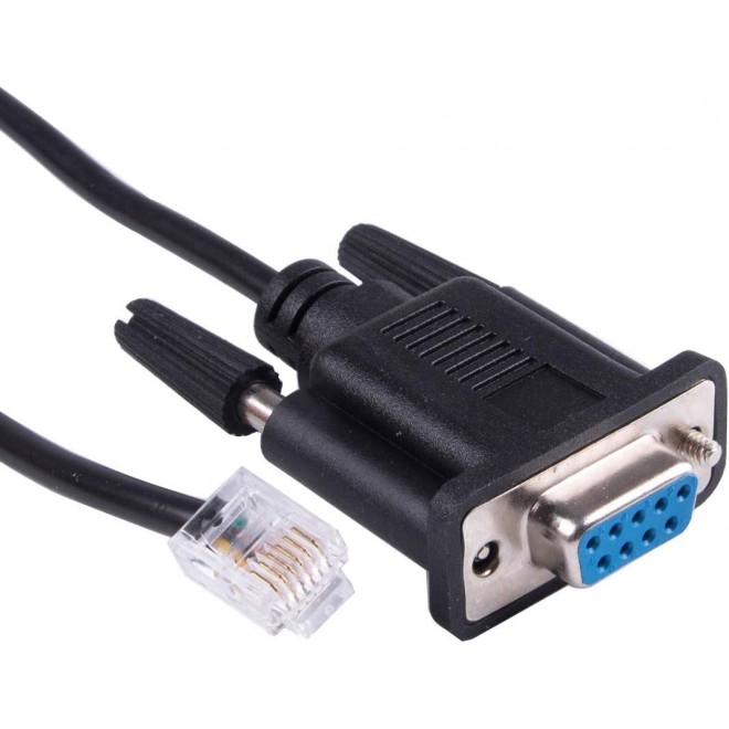 DTECH DB9 to RJ11 RJ12 6P6C LAN Network Serial Console Cable for Drive DTECH DB9 to RJ11 RJ12 6P6C LAN Network Serial Console Cable for Drive