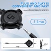 USAMS  Headphone Splitter, Nylon-Braided 3.5mm Audio Stereo Splitter, Male to 3 Female Ports for Tablet, Laptop, PC, Earphone, MP3 Player