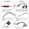 USAMS  Headphone Splitter, Nylon-Braided 3.5mm Audio Stereo Splitter, Male to 3 Female Ports for Tablet, Laptop, PC, Earphone, MP3 Player