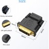 DTECH DVI to HDMI Adapter Bi-Directional HDMI Female to DVI-D Male Gold-Plated Converter 4K 1080P for PC, PS3, PS4, Projector