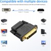 DTECH DVI to HDMI Adapter Bi-Directional HDMI Female to DVI-D Male Gold-Plated Converter 4K 1080P for PC, PS3, PS4, Projector
