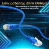 DTECH Cat5e 15FT Network Ethernet data Cable, 350Mhz Internet Wire, Compatible with PC, Laptop, Modem, Router, TVs, Printer Cord, Consoles for Home and Office, Blue DTECH Cat5e 15FT Network Ethernet data Cable, 350Mhz Internet Wire, Compatible with PC, Laptop, Modem, Router, TVs, Printer Cord, Consoles for Home and Office, Blue
