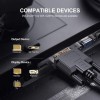DTECH DVI to DVI Cable Bundle VGA to VGA Cable 6FT/5P Male to Male Support 1080p@60Hz for HDTV,Computer,Laptop,Monitor,Projector DTECH DVI to DVI Cable Bundle VGA to VGA Cable 6FT/5P Male to Male Support 1080p@60Hz for HDTV,Computer,Laptop,Monitor,Projector