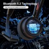 USAMS Bluetooth Headset with Microphone Noise Cacenling,  Wireless Headset with Mic & Mute Button, 40 Hrs Working Time, Bluetooth Headset