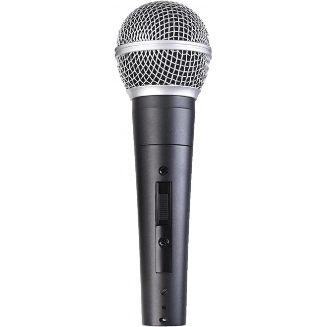 PESKI Handheld Mic, Cardioid Vocal Dynamic Microphone with 13ft Cable and ON/Off Switch, Plug-in Microphone for Karaoke Singing Machine, AMP, and Speaker PESKI Handheld Mic, Cardioid Vocal Dynamic Microphone with 13ft Cable and ON/Off Switch, Plug-in Microphone for Karaoke Singing Machine, AMP, and Speaker