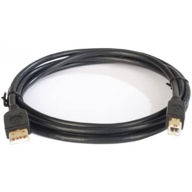 10-Foot USB 2.0 A to B Cable (Black)