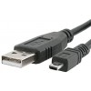 Black USB 2.0 A to 8-Pin Mini B Cable