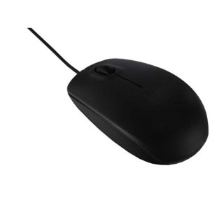 Black Optical USB Wired 3-Button Plug / Play Mouse With Scroll Wheel Compatible