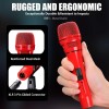 PESKI Handheld Wired Karaoke Microphone, Cardioid Dynamic Vocal Mic with 13.12ft Detachable XLR Audio Cable and ON/Off Switch, for Karaoke Singing Machine, Speakers PESKI Handheld Wired Karaoke Microphone, Cardioid Dynamic Vocal Mic with 13.12ft Detachable XLR Audio Cable and ON/Off Switch, for Karaoke Singing Machine, Speakers