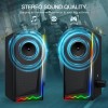 PESKI 60W Computer Speakers for Music and Gaming, Active Bluetooth 5.3, Stereo 2.0 Speakers for Desktop PC or Laptop, 3.5mm Aux RCA Input, USB-Powered, 1 Pair, Black PESKI 60W Computer Speakers for Music and Gaming, Active Bluetooth 5.3, Stereo 2.0 Speakers for Desktop PC or Laptop, 3.5mm Aux RCA Input, USB-Powered, 1 Pair, Black
