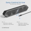 PESKI PC Speaker for Computer, Wired USB Powered Bluetooth Computer Speakers with Stereo Clear Sound, Gaming Speakers Sound Bar for Computer Desktop PC Laptop Monitor, Bluetooth & USB PESKI PC Speaker for Computer, Wired USB Powered Bluetooth Computer Speakers with Stereo Clear Sound, Gaming Speakers Sound Bar for Computer Desktop PC Laptop Monitor, Bluetooth & USB