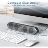 PESKI PC Speaker for Computer, Wired USB Powered Bluetooth Computer Speakers with Stereo Clear Sound, Gaming Speakers Sound Bar for Computer Desktop PC Laptop Monitor, Bluetooth & USB PESKI PC Speaker for Computer, Wired USB Powered Bluetooth Computer Speakers with Stereo Clear Sound, Gaming Speakers Sound Bar for Computer Desktop PC Laptop Monitor, Bluetooth & USB