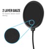 NEEWER Professional Microphone Filter / Pop Shield Windscreen 360° Flexible & Duel Layered NEEWER Professional Microphone Filter / Pop Shield Windscreen 360° Flexible & Duel Layered