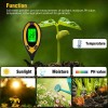 NEEWER 4 in 1 PH Tester Soil Water Moisture Temperature Light Test Meter for Plant