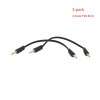 USAMS 3.5mm Nylon Braided Aux Cable 3Ft, Audio Auxiliary Input Adapter Male to Male